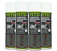 4x Petec 72450 Ventil Reiniger Ansaugsystem Vergaserreiniger 500ml Reinigung
