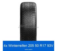 4x Pirelli Cinturato Winter 2 3PMSF XL 205/50 R17 93V Winterreifen | 78455