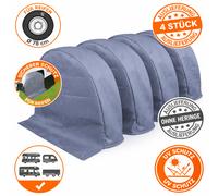 4 x Radschutzhülle Wohnwagen Radabdeckung Reifenabdeckung Anhänger max. 78 cm