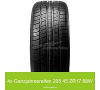 4x Radar Dimax 4 Season 3PMSF XL Allwetterreifen 205/45 R17 88W | 91552
