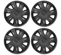 4x Radkappen Radblenden Radzierblenden N-Power 14 Zoll Schwarz Set für VW