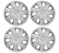 4x Radkappen Radblenden Radzierblenden N-Power 15 Zoll Silber Set für Mercedes