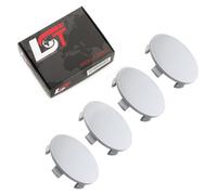 4x Radnabenkappe Nabendeckel Felgendeckel ø 60mm Grau für SKODA
