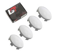 4x Radnabenkappe Nabendeckel Felgendeckel Grau ø 60mm für SKODA