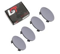 4x Radnabenkappe Nabendeckel Felgendeckel Schwarz ø 60mm für VW