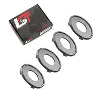 4x Radnabenkappe Nabendeckel Felgendeckel Schwarz ø 70mm für SKODA