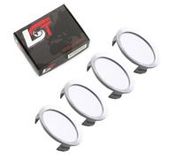 4x Radnabenkappe Nabendeckel Felgendeckel Silber ø 75mm für FIAT