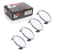 4x Radnabenkappe Nabendeckel Felgendeckel Silber ø 75mm für HONDA