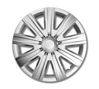 4x Radzierblende 15 Zoll ABS silber 2-fach lackiert Magnum Pro | PETEX