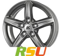 4x RC-Design RC24 titan-metallic lackiert 6x15" ET37 LK4 100 ML 60.1 Alufelge...