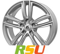4x RC-Design RC27 kristallsilber lackiert 7x17" ET49 LK5 112 ML 66.7 Alufelge...
