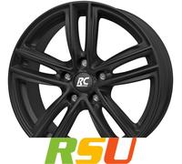 4x RC-Design RC27 schwarz-matt lackiert 6x15" ET35 LK5 114.3 ML 66.1 Alufelge...
