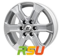 4x RC-Design RC31 kristallsilber lackiert 7x17" ET57 LK6 130 ML 84.1 Alufelge...