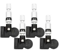 4x RDKS TPMS Reifendrucksensor Reifendruckkontrollsystem Metallventil Silber passend für 169 Grand Voyager C-CUV Renegade Flavia