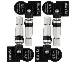 4x Reifendrucksensoren RDKS Sensoren Metallventil Silber für Xpeng G6 2023-2026