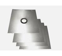 4x Reparaturblech Wagenheberaufnahme kompatibel für Mercedes Vito W639 2003-2014 155x155x1,1mm Schweller