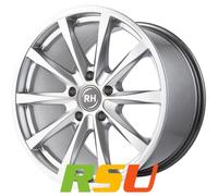 4x RH Alurad GT sterlingsilber lackiert 8.5x19" ET54 LK5 130 ML 71.5 Alufelge...