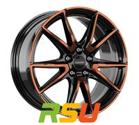 4x Ronal SL6 Vettore jetblack-copper matt 8.5x19" ET35 LK5 112 ML 76 Alufelge...