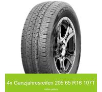 4x Rotalla Setula Van 4-Season RA-05 Allwetterreifen 205/65 R16 C 107T | 9565