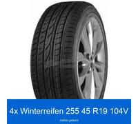 4x Royal Black Winter UHP 3PMSF Winterreifen 255/45 R19 104V | 34460