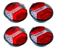 4x Rückleuchte LED Multifunktionales Rücklicht f. LKW Anhänger Wohnwagen Traktor