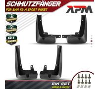 4x Schmutzfänger vorne + hinten für BMW X3 G01 F97 M Sport Paket BJ 2018 - 2019