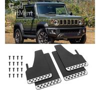 4X Schwarz Schmutzfänger Spritzschutz Kotflügel Mit Reflektor Für Suzuki Jimny