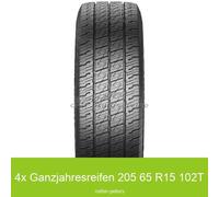 4x Semperit Van AllSeason 3PMSF 205/65 R15 C 102T Ganzjahresreifen | 82996