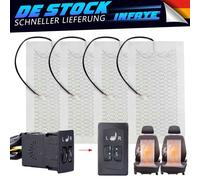 4X Sitzheizung Auto Carbon Universal Heizmatten Nachrüstsatz 5 Stufen KFZ PKW