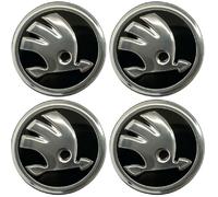 4x Skoda Radnabenabdeckung Felgendeckel Nabendeckel Radkappen 5E0601151-FOD