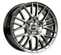 4x Sommerräder DBV 5KS 003 für Hyundai Sonata NF 17 Zoll Felgen 235