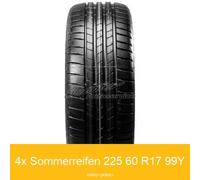4x Sommerreifen Bridgestone Turanza T-005 AO 225/60 R17 99Y | 82845