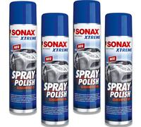 4x SONAX 02413000 XTREME SprayPolish Lack Sprüh Politur Schaumpolitur 320 ml