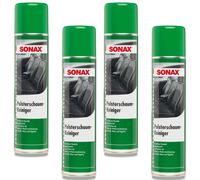 4x SONAX 03062000 Polster Schaum Reiniger Polster Reiniger Polsterschaum 400 ml