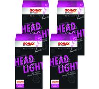 4x SONAX Aufbereitungs-Set, Scheinwerfer PROFILINE CeramicCoating CC Headlight