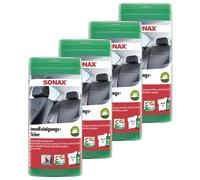4x SONAX InnenReinigungsTücher Box Feuchte Tücher Auto Innenraum Pflege