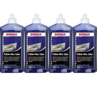 4x SONAX Polish & Wax Color NanoPro blau 500 ml