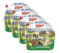 4x SONAX ScheibenReiniger gebrauchsfertig AlmSommer 3 L