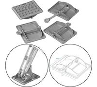 Stützplatten Jumbo Foot Big Foot für Wohnwagen Caravanstützen 4 Stück