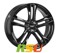 4x TEC Speedwheels AS4 EVO black glossy 8x19" ET48 LK5 114.3 ML 72.5 Alufelge...