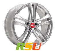4x TEC Speedwheels AS4 EVO hyper-silber 8x19" ET40 LK5 114.3 ML 72.5 Alufelge...
