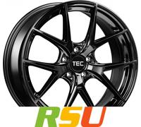 4x TEC Speedwheels GT6 EVO black-glossy 9x19" ET37 LK5 114.3 ML 72.5 Alufelge...