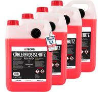 4x TECPO Kühlerfrostschutz G12+ -40°C, 5L