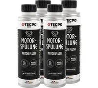 4x TECPO Motorspülung Motor Flush Motorreiniger, 300 ml