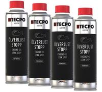 4x TECPO Öl-Verlust Stop Additiv, 300 ml