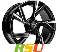 Tomason, AR1, 8x18 ET35 5x112 66,6, black diamond polished