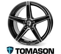 4x Tomason TN20 8X18 5/100 ET35 Black Polished Alufelgen
