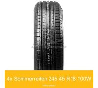4x Tomket Sport XL Sommerreifen 245/45 R18 100W | 61355