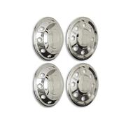 4X Universelle Radzierblenden 19,5 Zoll - gerade und gewölbt - für LKW Vorder- und Hinterachse