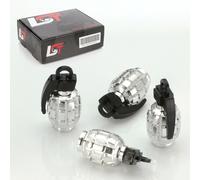 4x VENTILKAPPE REIFENVENTIL GRANATE SILBER FÜR PKW LKW MOTORRAD FAHRRAD QUAD KFZ